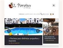 Tablet Screenshot of elparaisotorrevieja.com